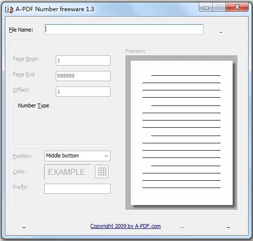 PDFҳ�����ӹ���(A-PDF Number)����